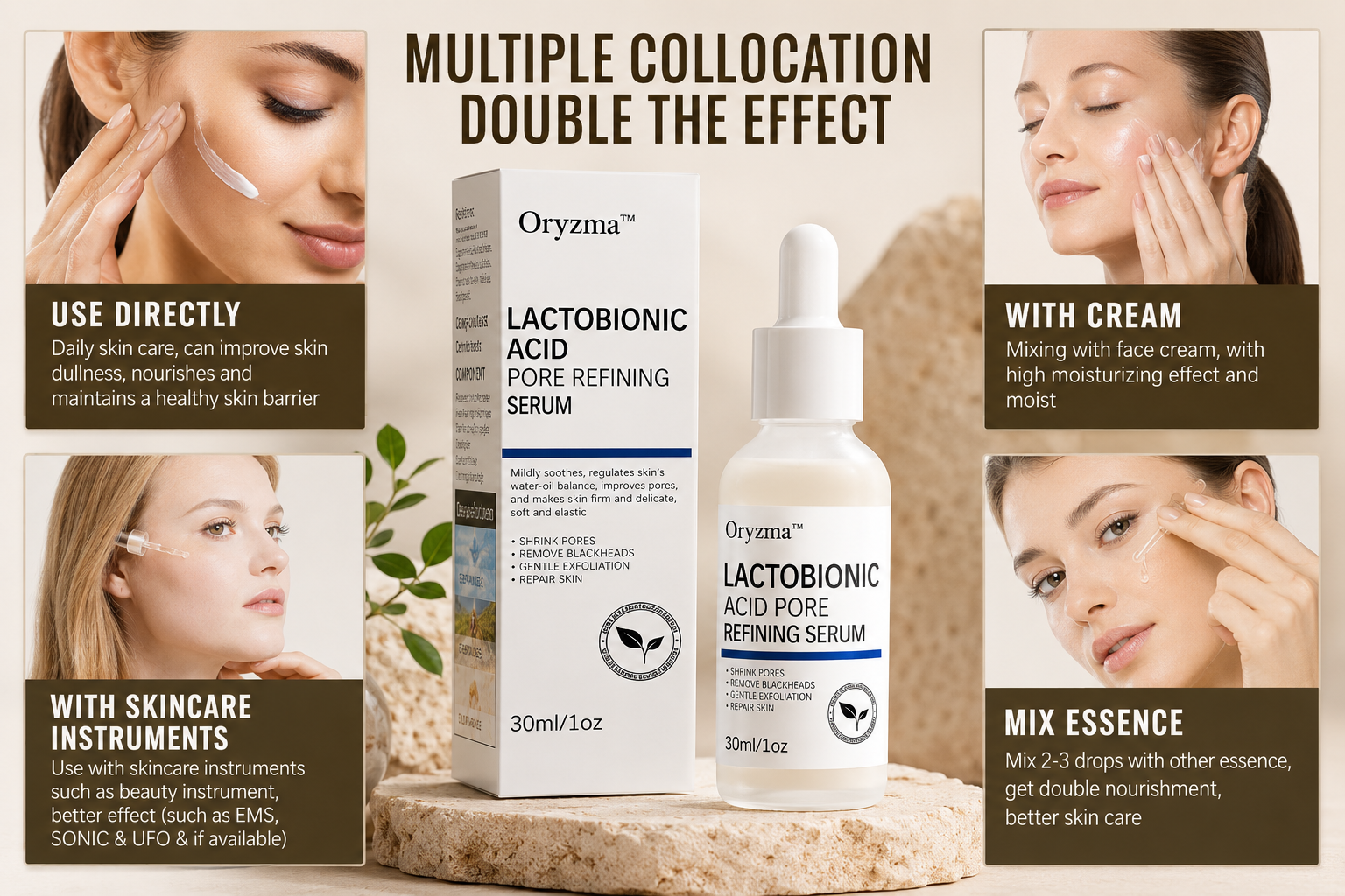 Oryzma™ Pore Refining Serum – serum na pory i trądzik wygładza skórę